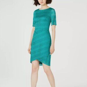 Jessica Howard Teal Lace Dress